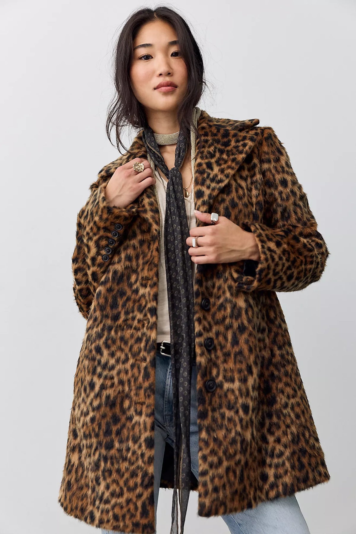Delancy Leopard Lady Coat
