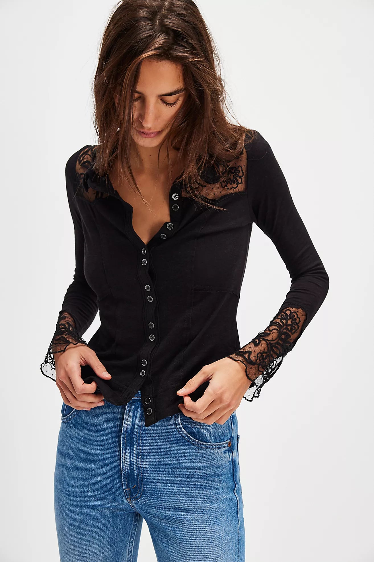 Rosebud Cuff - Black