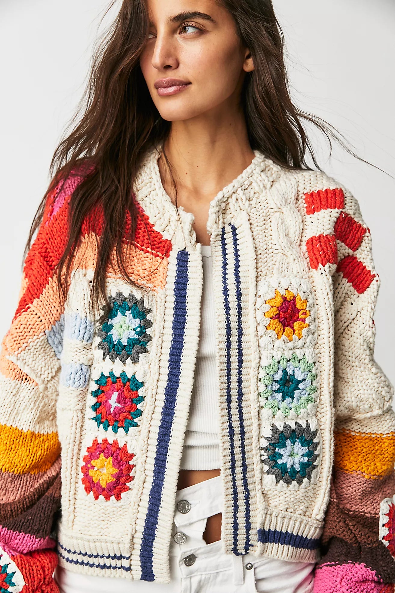 Clear Skies Cardi - Cream Combo