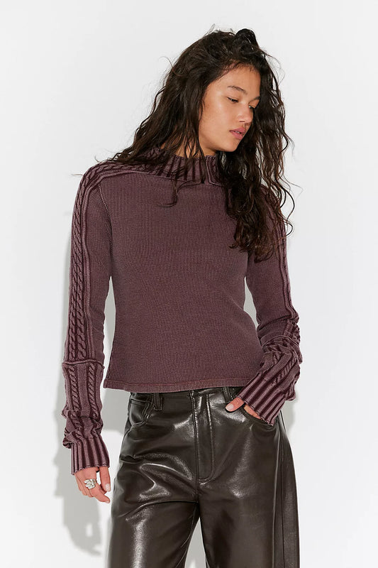Breezy Swit Top - Vintage Grape