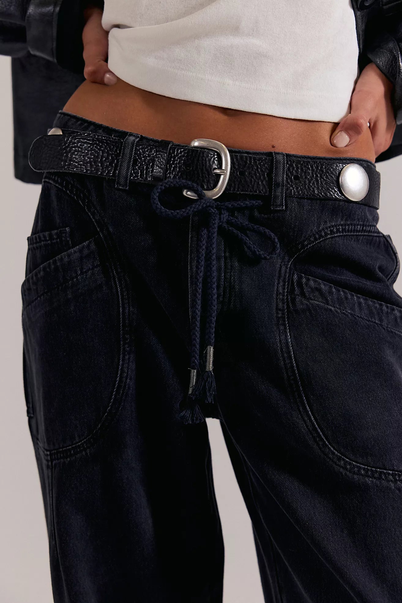 Love Language Pull-On Jeans - Hideaway