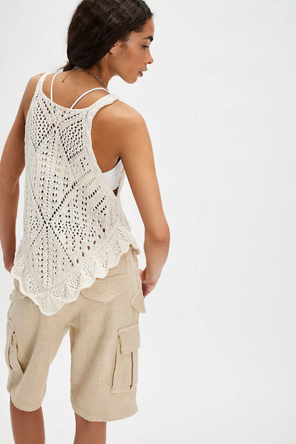 Sea Song Tank - Ivory