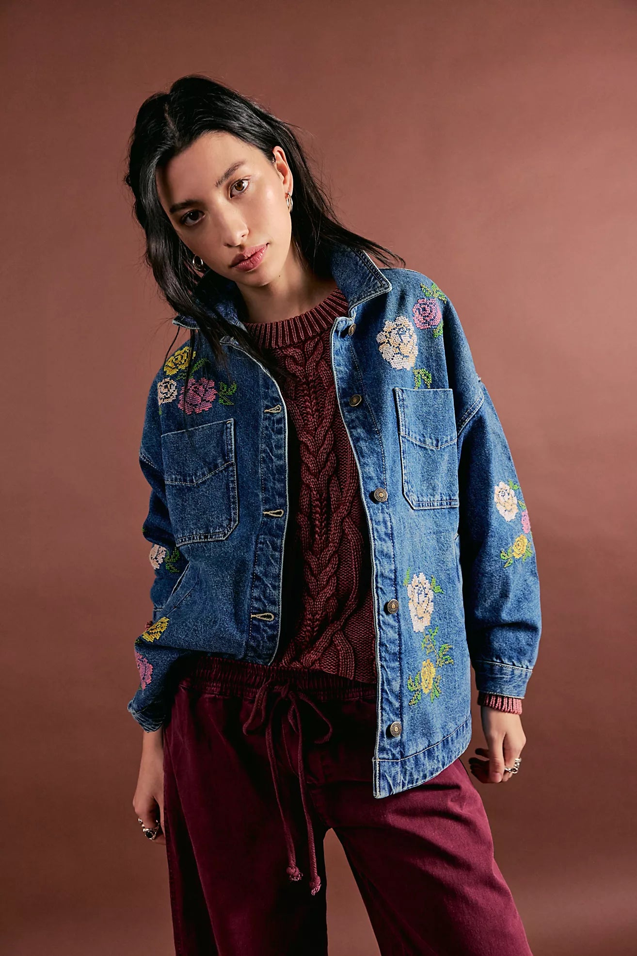 Madison City Embroidered Jacket - Cowboy Romance