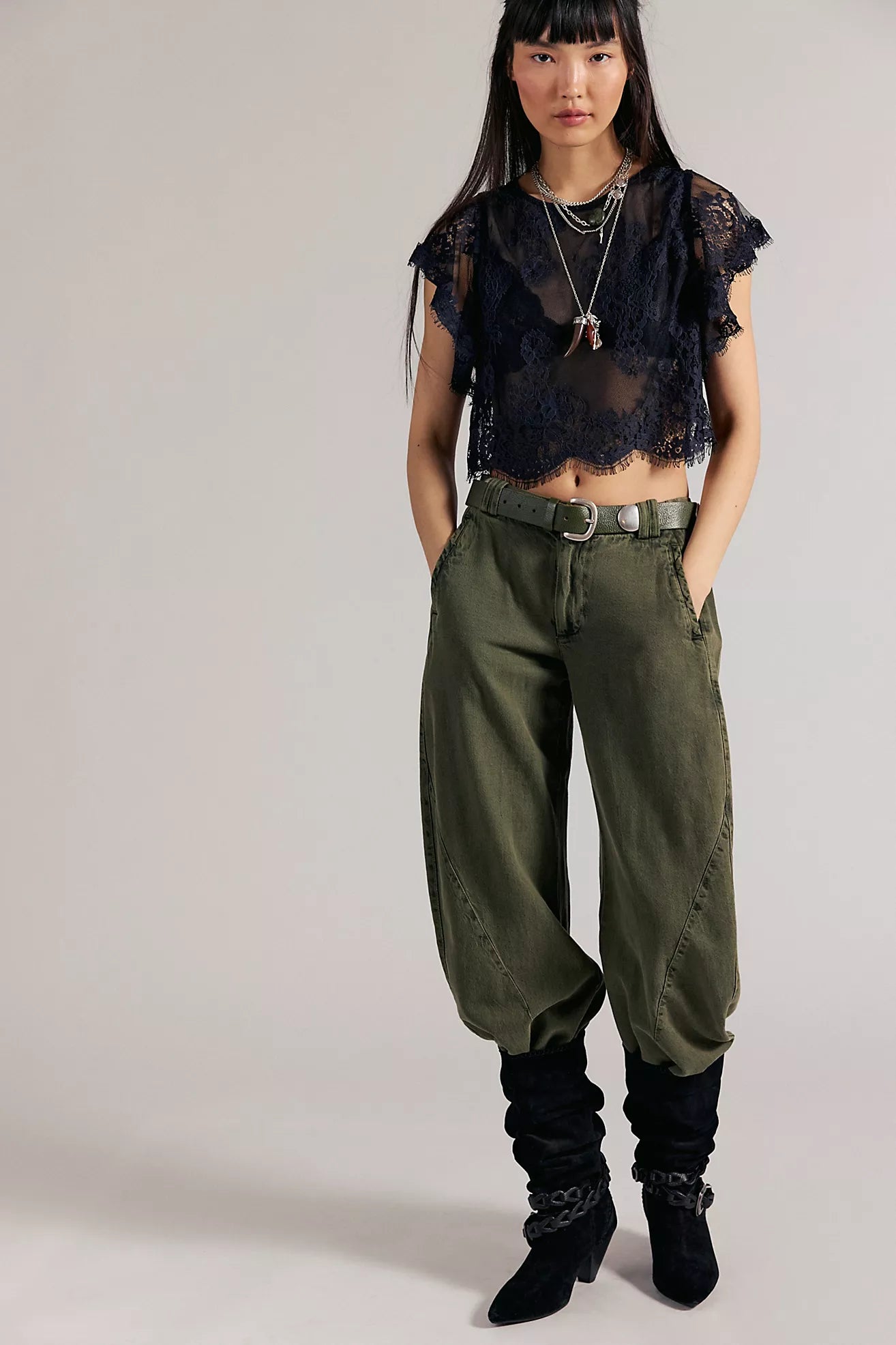 Lunar Ash Lace Top - Multiple Colors