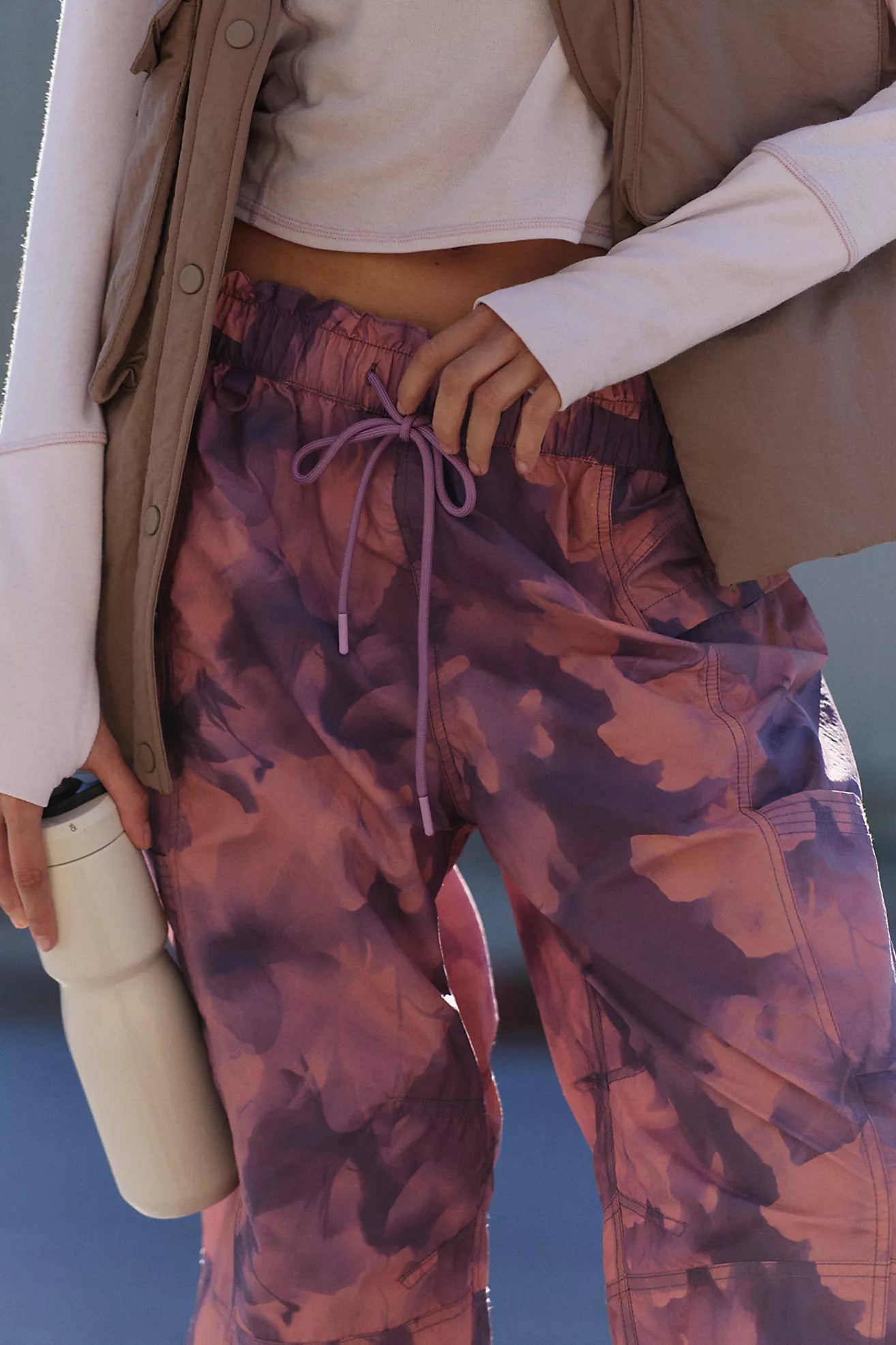 Printed In the Wild Pant - Violet Cloud Wash