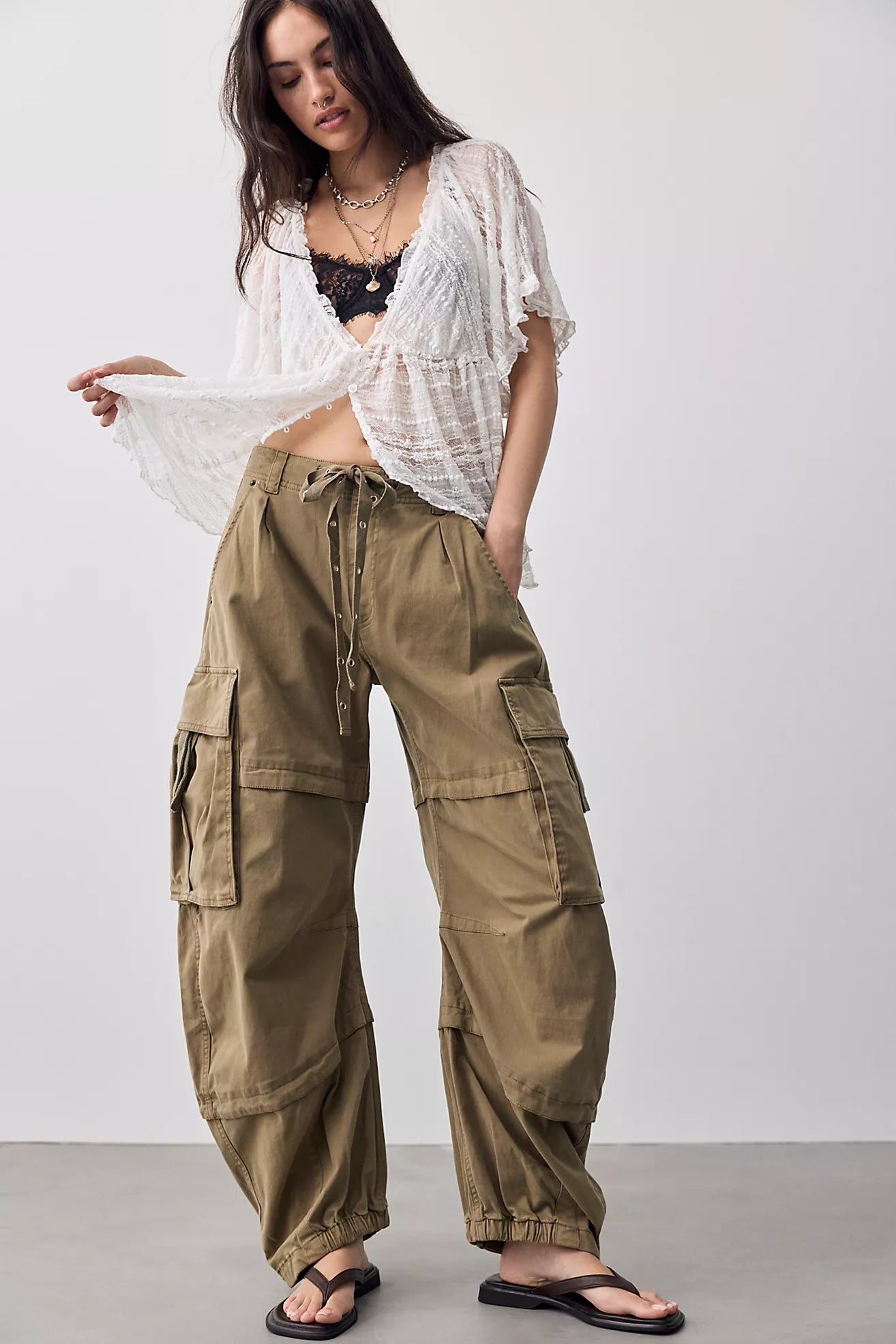 Reef Curved Twill Cargo Pants