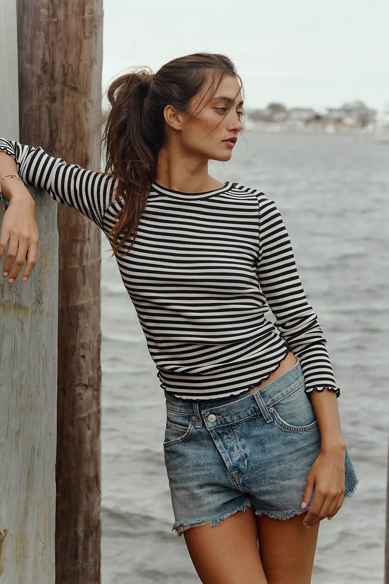 Easy Does It Striped Tee