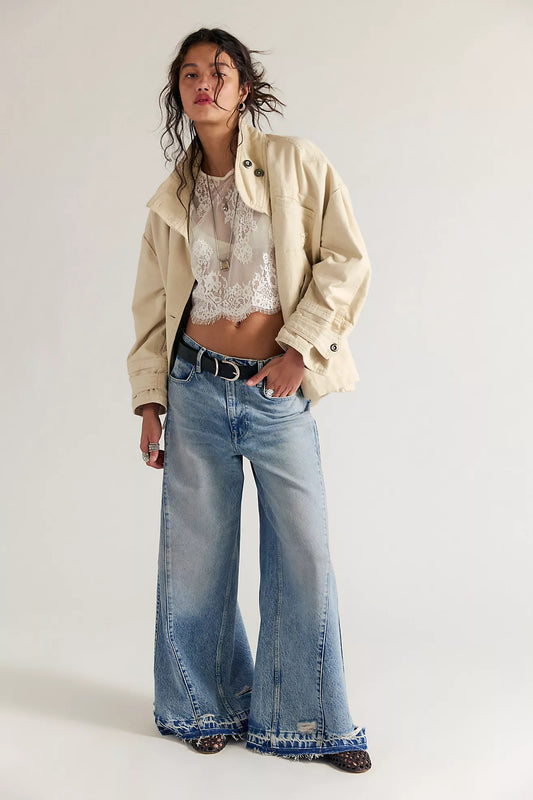 Apollo Wide Leg Streamline Denim Jean