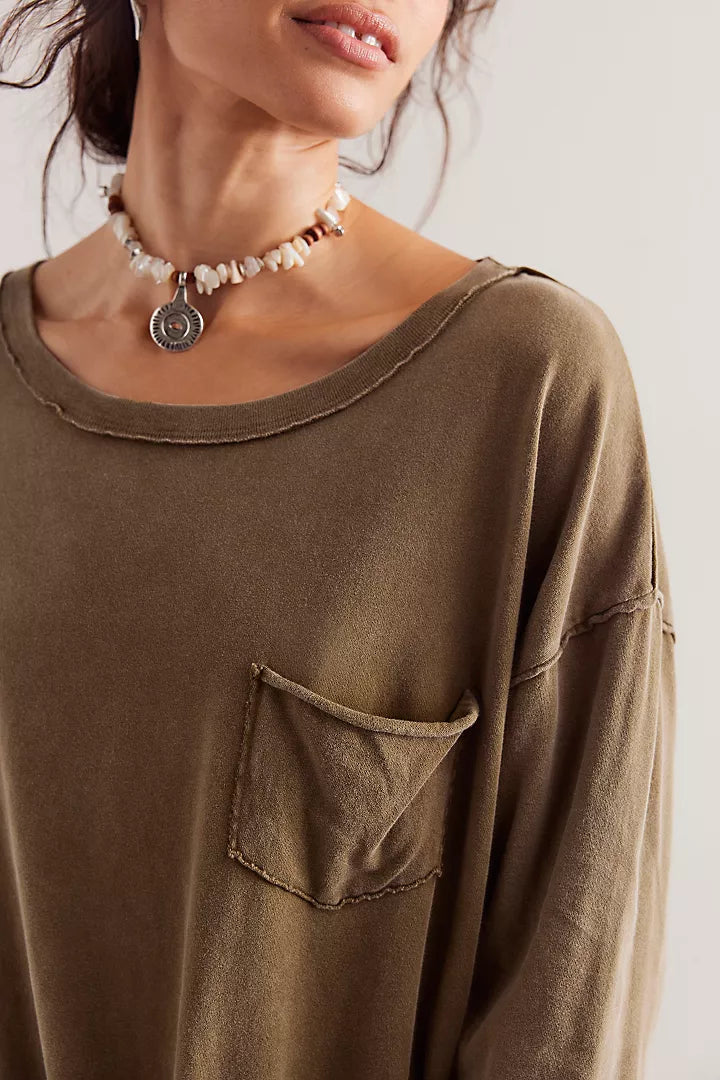 Fade Into You Shirt - Military Olive