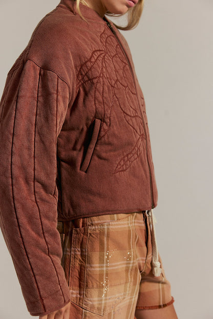 Rose Sweatshirt - Cinnamon Stick