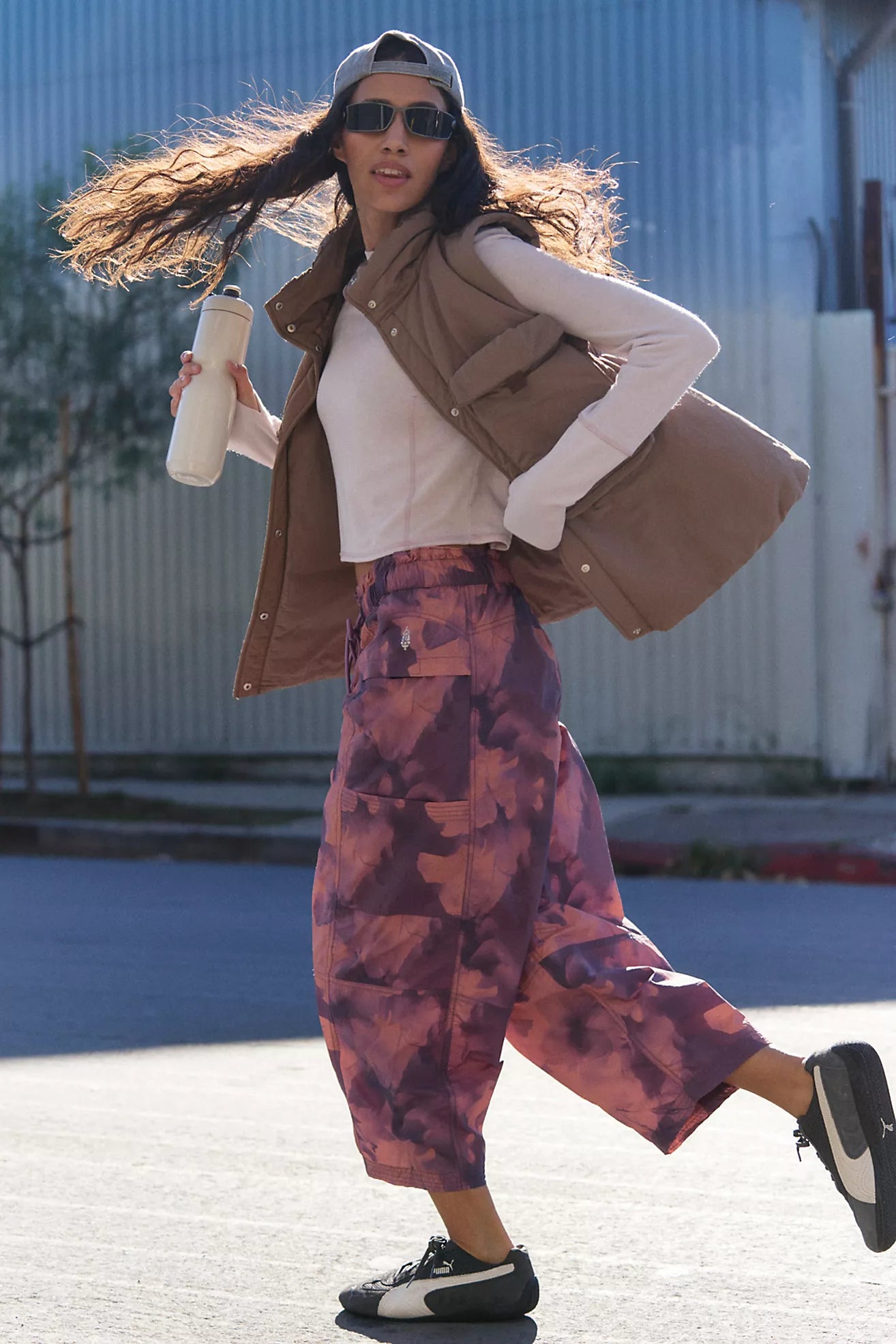 Printed In the Wild Pant - Violet Cloud Wash