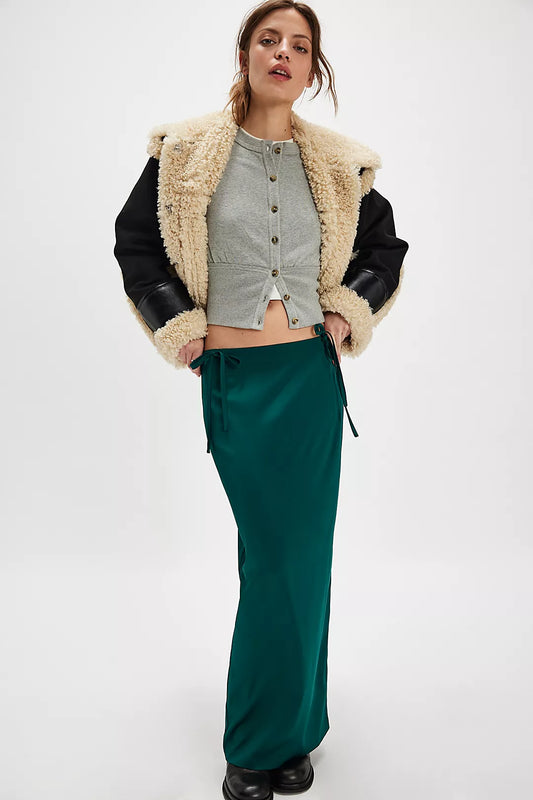 Rosetto Column Skirt - Sea Moss