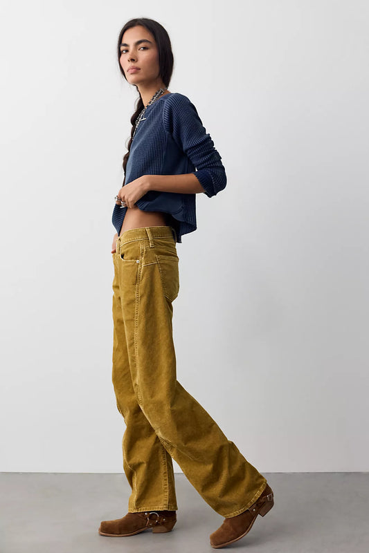 We The Free Fable Washed Corduroy Jeans