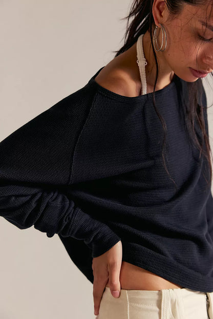 Jess Long Sleeve tee - Black