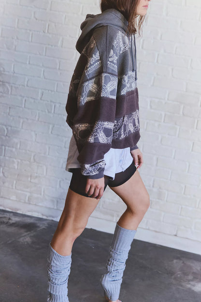 Final Call Bandana Logo Hoodie - Chocolate Combo