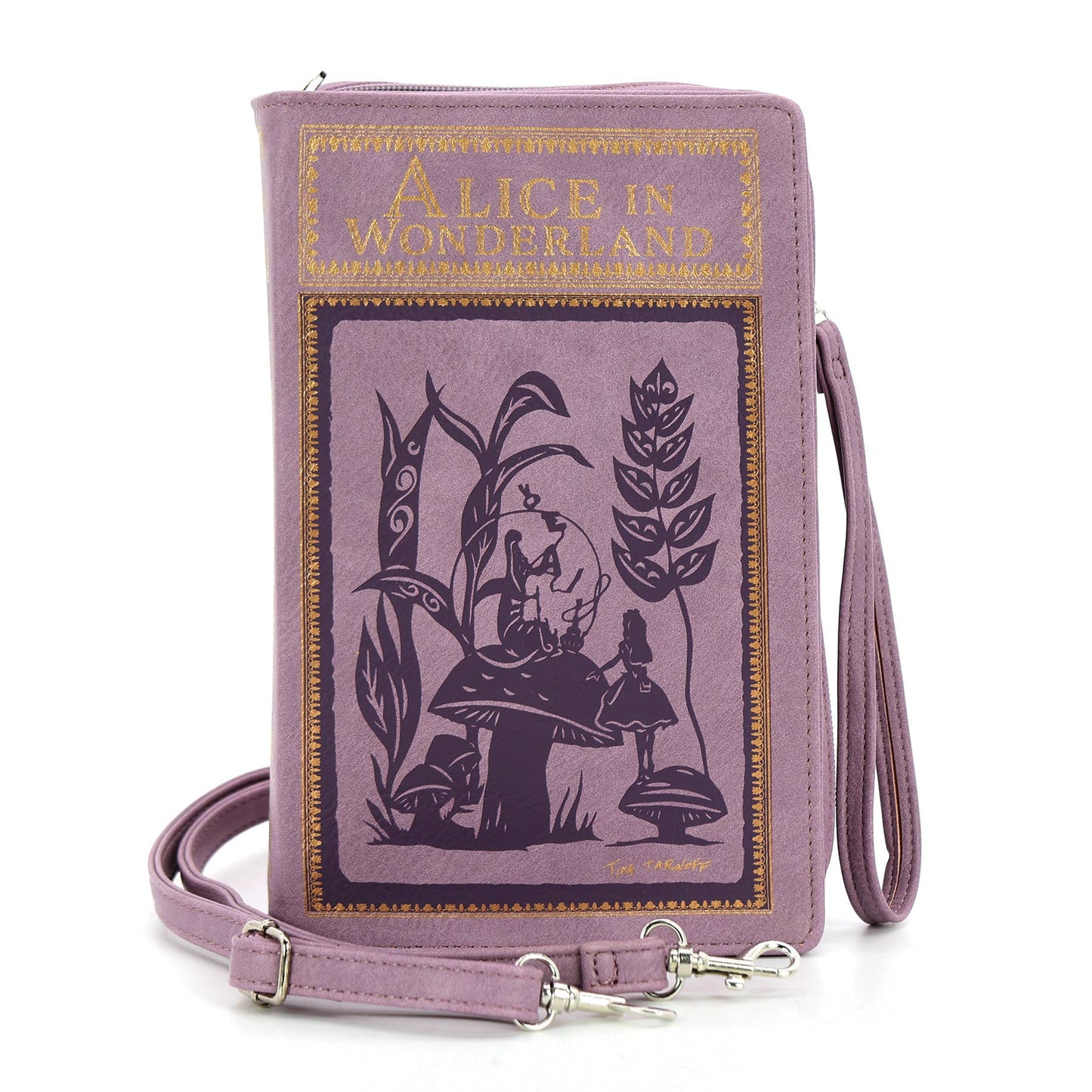 Alice in Wonderland Book Clutch/Crossbody - La De Da