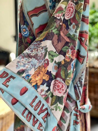 Love Language Bamboo Kimono Gown - La De Da