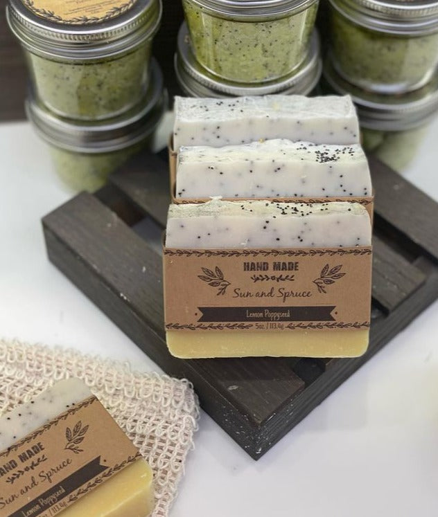 Lemon Poppyseed Bar Soap - La De Da