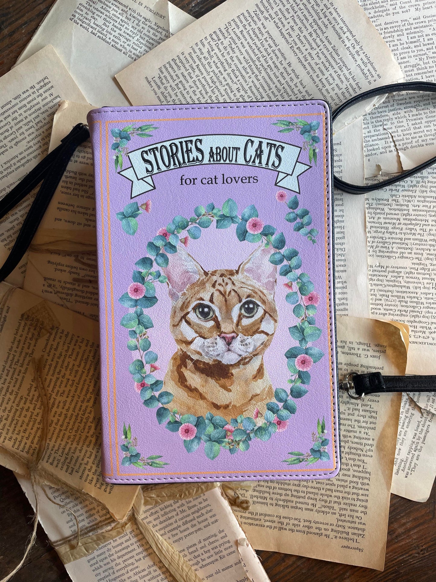 Stories about Cats Book Clutch/Crossbody - La De Da