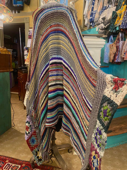 ONE OF A KIND Handmade Ruana - La De Da