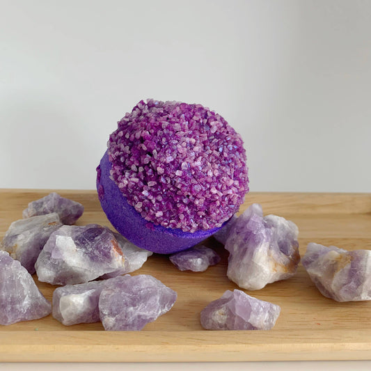 Lavender Geode Bath Bomb - La De Da