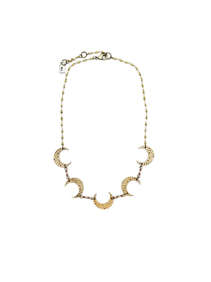 Multi Crescent Moon Necklace - La De Da