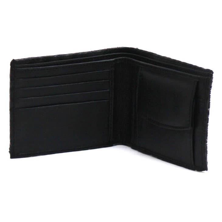 Beaded Native American style genuine leather bifold Wallet - La De Da