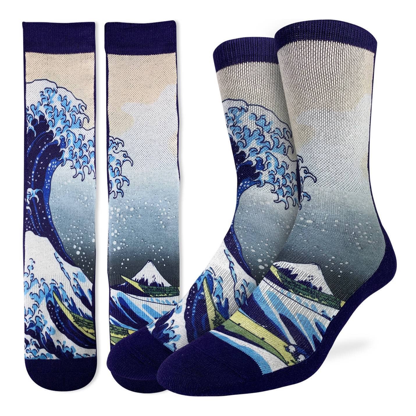Men's The Great Wave off Kanagawa Socks - La De Da