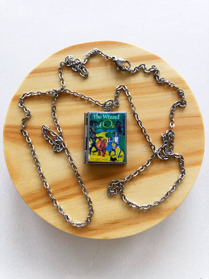 Book Locket The Wizard of Oz - Stainless Steel