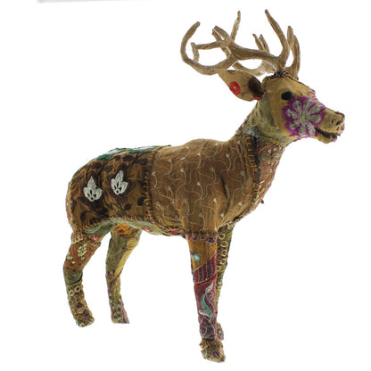 Bavarian Forest Stag Standing - Lrg - Deep Brown