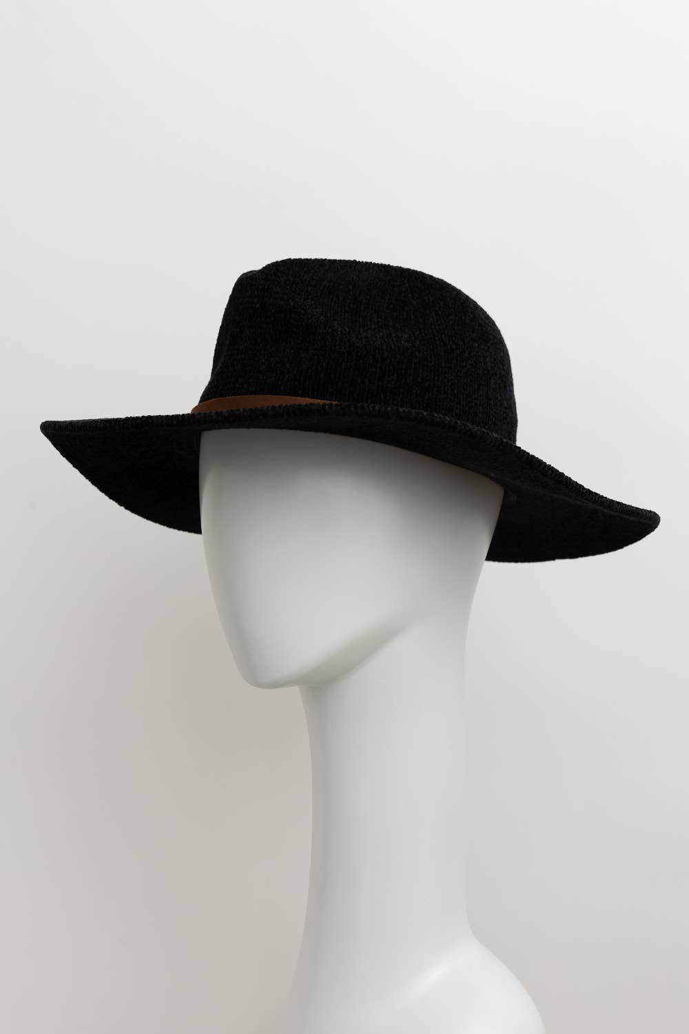Corduroy Fedora Hat - Black