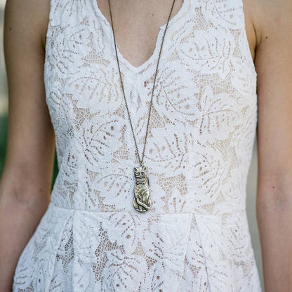 Cat Knife Necklace - La De Da