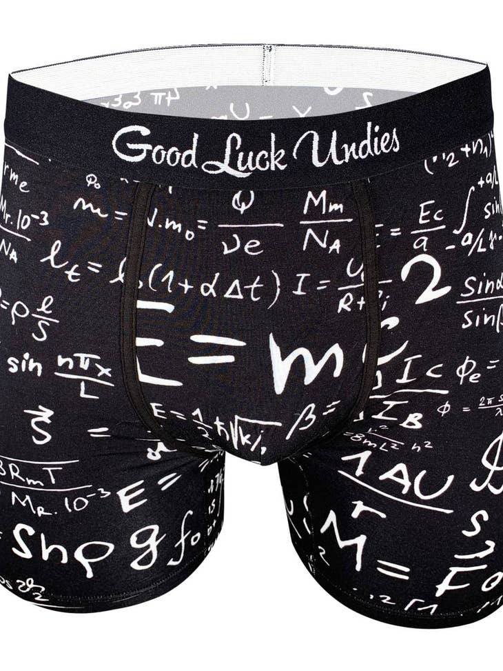 Math Equations Underwear - La De Da