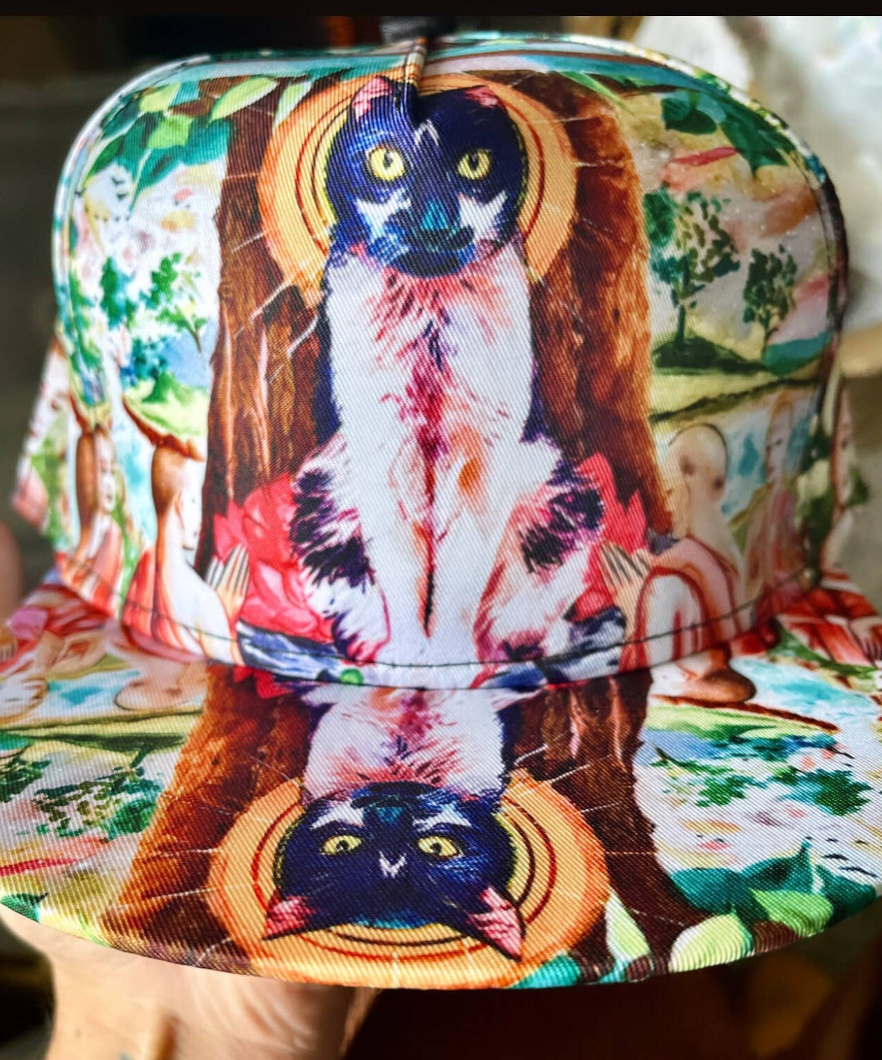 Cat Paradise Hat Flat Bill - La De Da