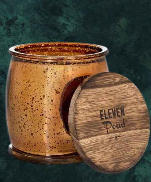 Pumpkin Please Bronze Mercury Barrel Candle - La De Da