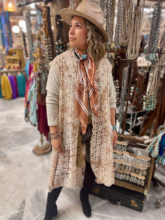 Lace of Old Vintage Duster - La De Da