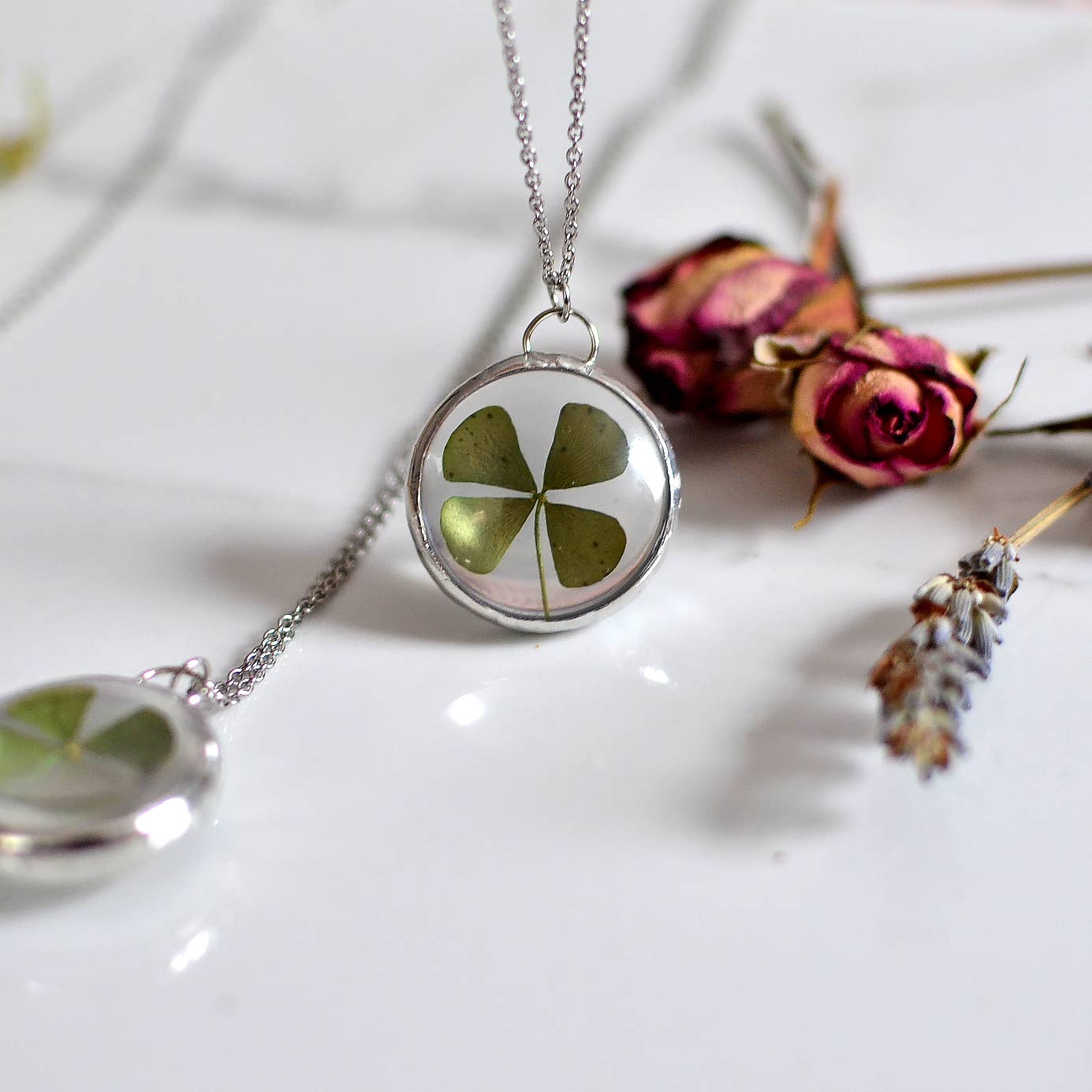 Four Leaf Clover Necklace - La De Da