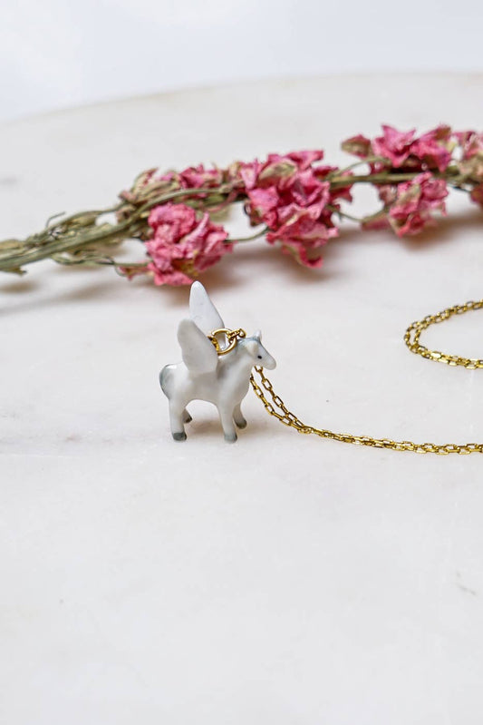 Tiny Pegasus Necklace
