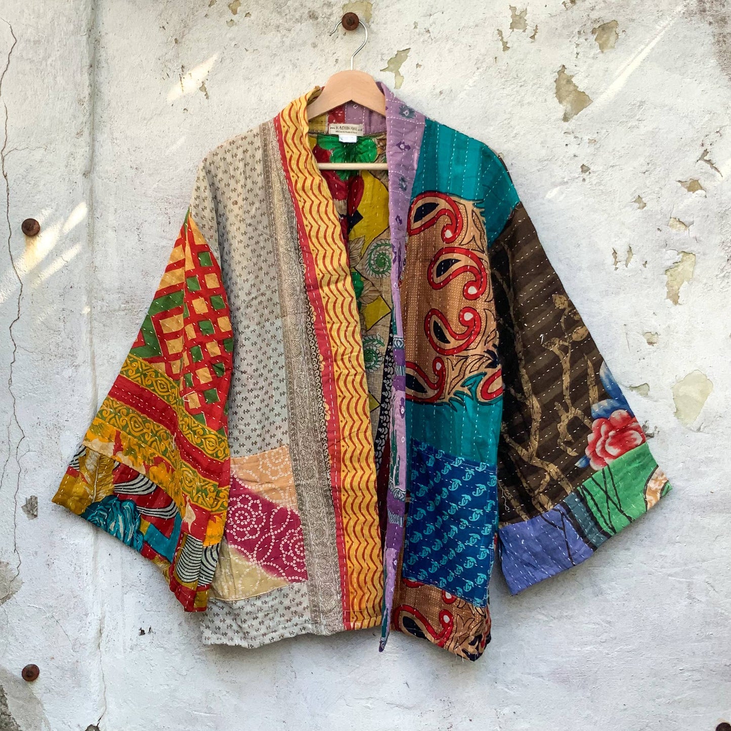 Patchwork Kantha Kimono Jacket #1 - La De Da