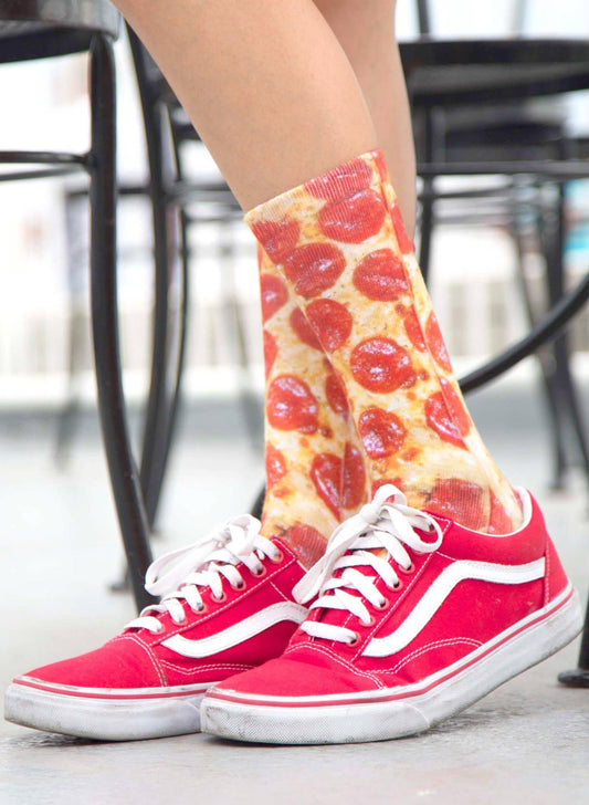 Pizza Crew Socks - crew