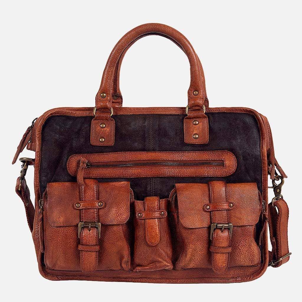 5026 Boomsma | Men's Leather Messenger Bag | Laptop Briefcase - La De Da